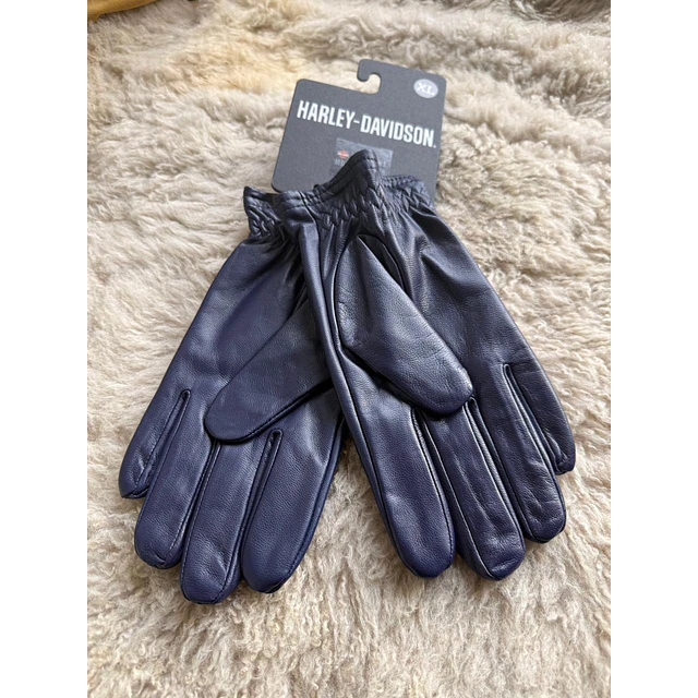 Guante cuero hombre, color marrón, marca Harley Davidson Full Speed talla XL 2057 3