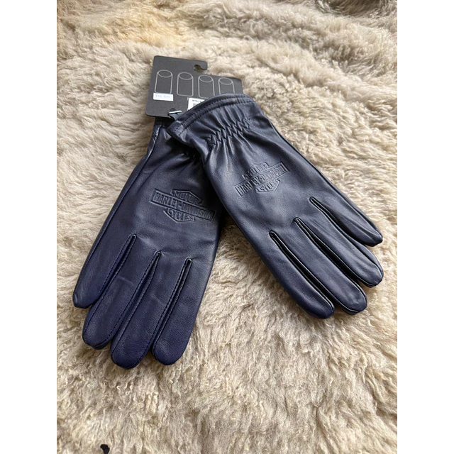 Guante cuero hombre, color marrón, marca Harley Davidson Full Speed talla XL 2057 2