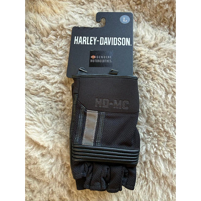 Guante mixto sin dedos, marca Harley Davidson, talla L 2059 1