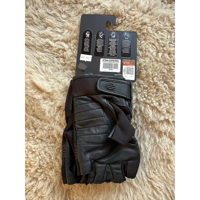Guante mixto sin dedos, marca Harley Davidson, talla L 2059 2
