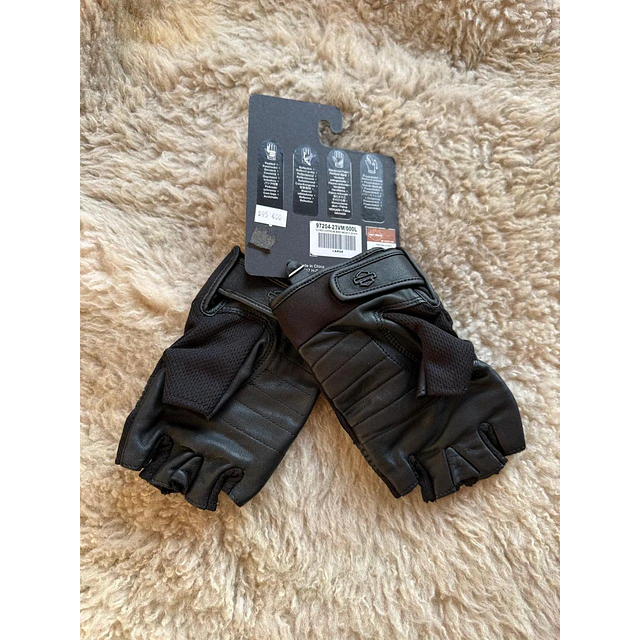 Guante mixto sin dedos, marca Harley Davidson, talla L 2059 3