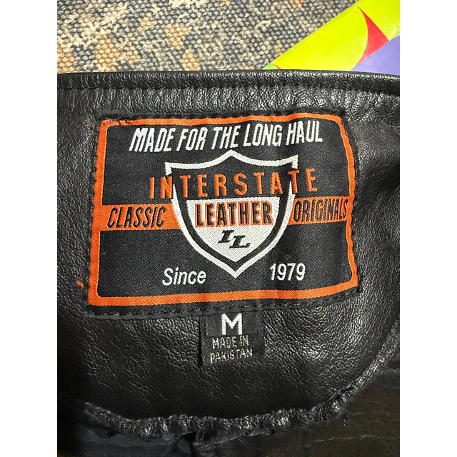 Chaps pierneras cuero, marca Interstate Leather, talla M 2060 2
