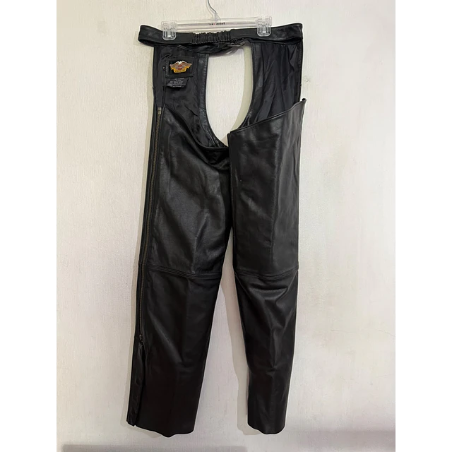 Chaps pierneras cuero hombre, marca Harley Davidson, talla L 2061 2