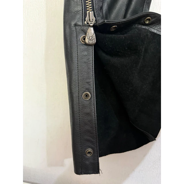 Chaps pierneras cuero hombre, marca Harley Davidson, talla L 2061 7