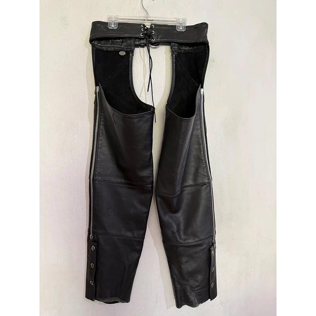 Chaps pierneras cuero hombre, marca Harley Davidson, talla M 2062 2