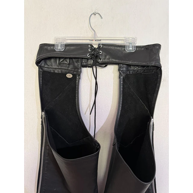 Chaps pierneras cuero hombre, marca Harley Davidson, talla M 2062 4