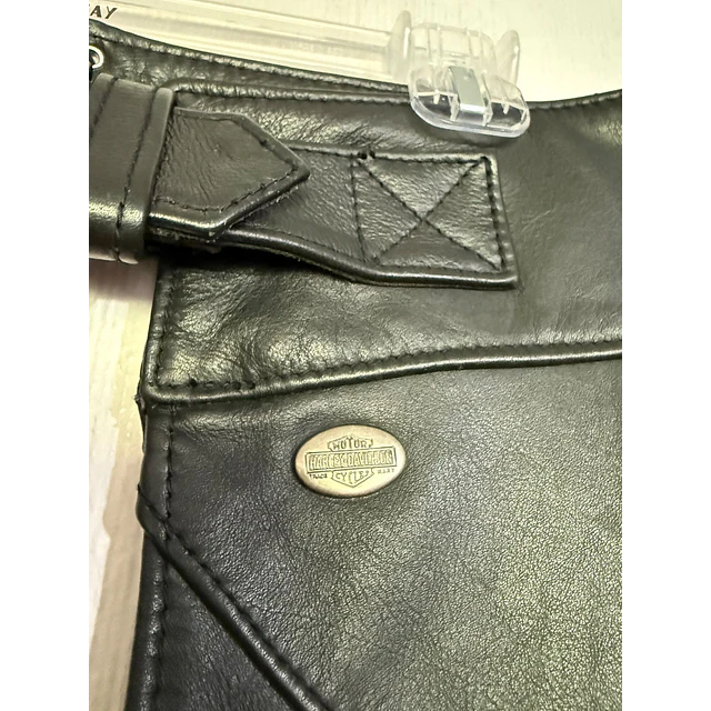 Chaps pierneras cuero hombre, marca Harley Davidson, talla M 2062 5