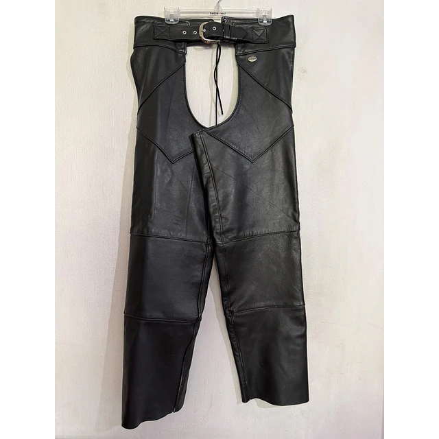 Chaps pierneras cuero hombre, marca Harley Davidson, talla M 2062 1