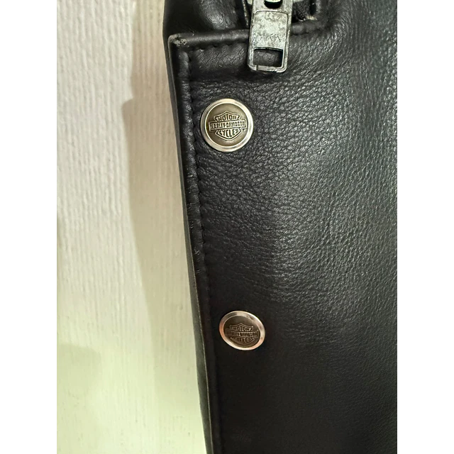 Chaps pierneras cuero hombre, marca Harley Davidson, talla M 2062 8
