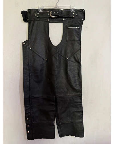 Chaps pierneras cuero hombre, marca Harley Davidson, talla L 2063