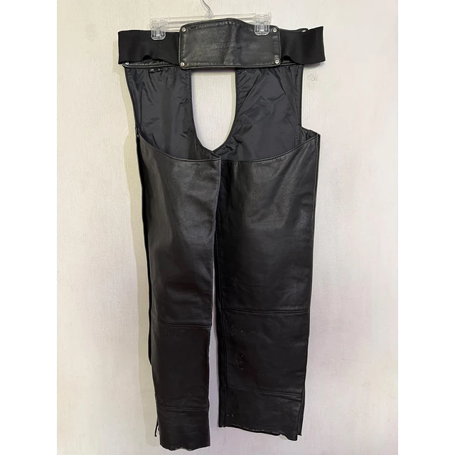 Chaps pierneras cuero hombre, marca Harley Davidson, talla L 2063 5