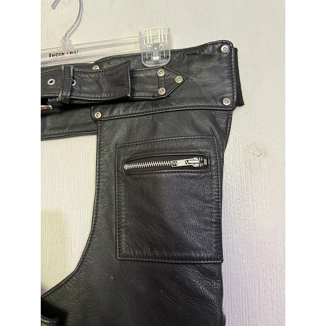 Chaps pierneras cuero hombre, marca Harley Davidson, talla L 2063 6