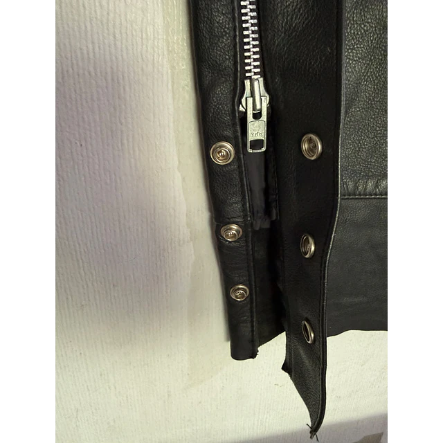Chaps pierneras cuero hombre, marca Harley Davidson, talla L 2063 8