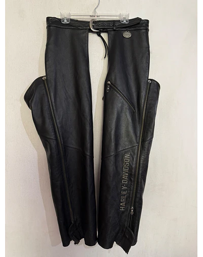 Chaps pierneras cuero, marca Harley Davidson, talla XL/W 2064
