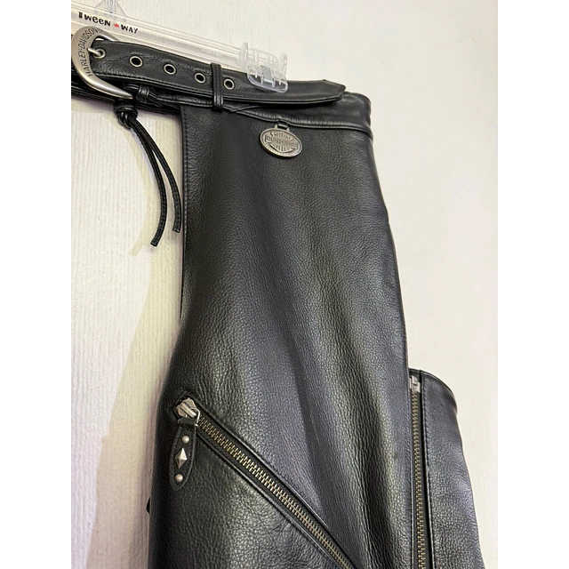 Chaps pierneras cuero, marca Harley Davidson, talla XL/W 2064 5