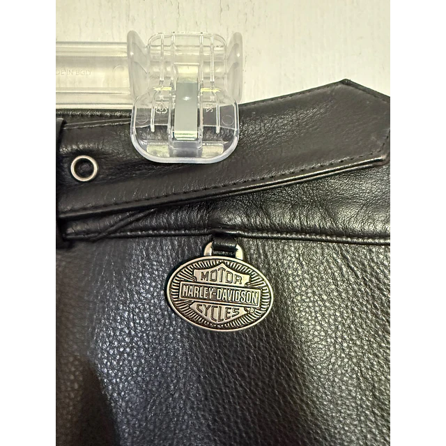Chaps pierneras cuero, marca Harley Davidson, talla XL/W 2064 8