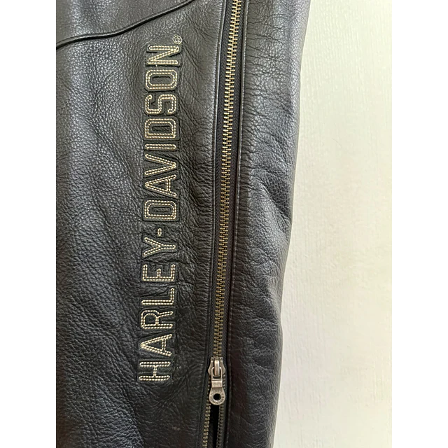Chaps pierneras cuero, marca Harley Davidson, talla XL/W 2064 7