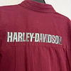 Camisa manga larga, marca Harley Davidson, color burdeo talla 2XL 2068 4