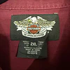 Camisa manga larga, marca Harley Davidson, color burdeo talla 2XL 2068 3
