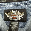 Camisa manga larga, marca Harley Davidson, Modelo Denin color azul talla 2XL 2069 3