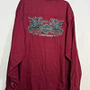 Camisa manga larga, marca Harley Davidson, color burdeo talla 2XL 2071 2