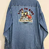 Camisa manga larga, marca Harley Davidson, Modelo Taz Loonye Toons talla 2XL 2072 2