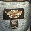Camisa sin mangas, marca Harley Davidson, color denin celeste talla 2XL 2082 6