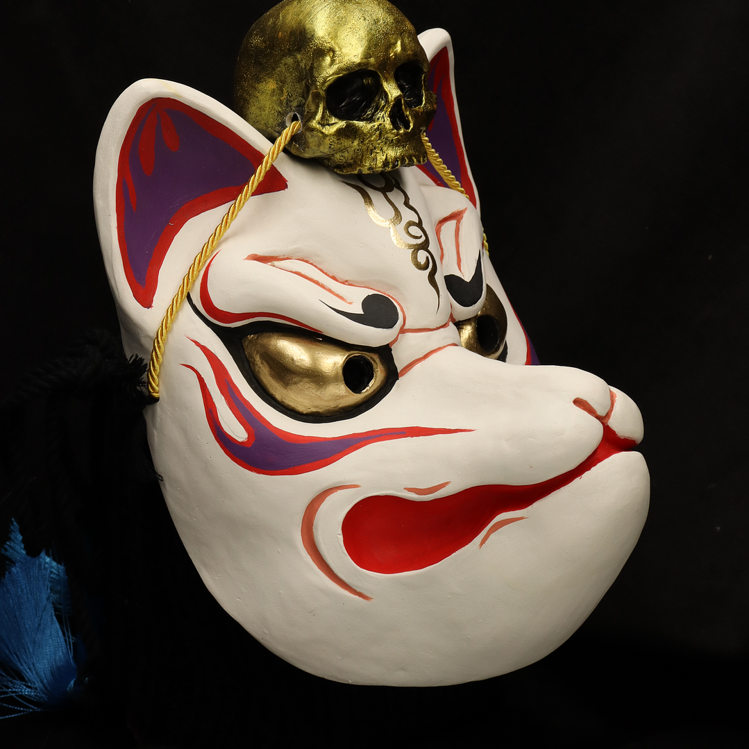 Máscara Kitsune Calavera 1