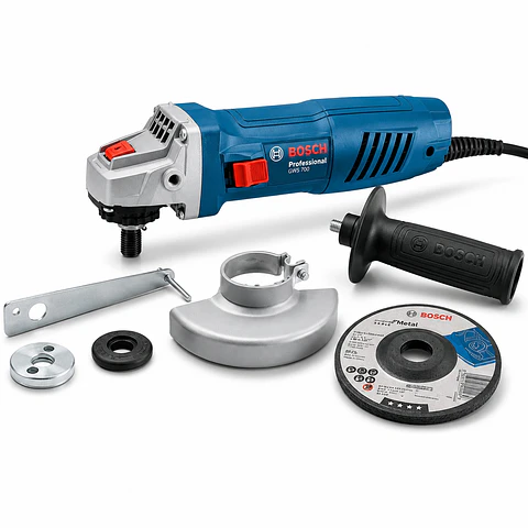 AMOLADORA ANGULAR 4 1/2" 770W 12000 RPM BOSCH GWS 770 0601.398.0N0-000