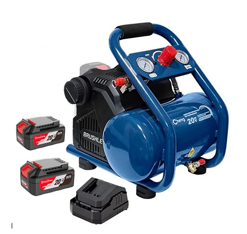 COMPRESOR PORTÁTIL DONG CHENG 20V / 4.0 Ah (DCQE550/6BM)