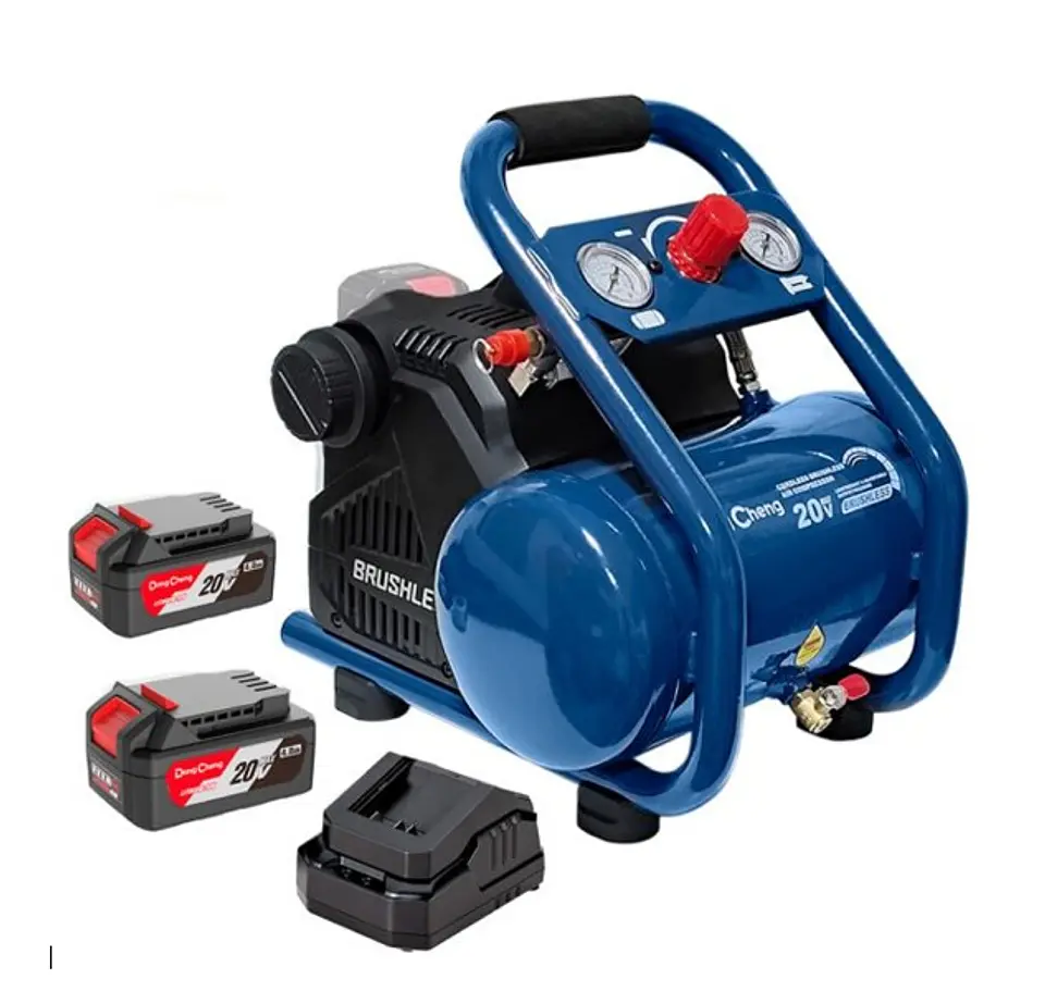 COMPRESOR PORTÁTIL DONG CHENG 20V / 4.0 Ah (DCQE550/6BM) 1