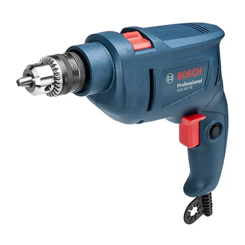 TALADRO PERCUTOR 3/8" 450W 49600 GPM + 3 BROCAS BOSCH GSB 450 RE