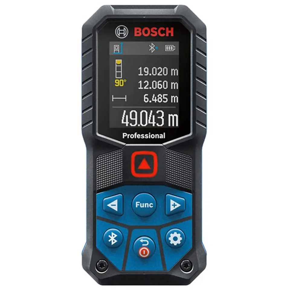 Medidor de distancia laser de hasta 50 metros GLM 50-27 C con Bluetooth Bosch 1