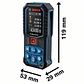 Medidor de distancia laser de hasta 50 metros GLM 50-27 C con Bluetooth Bosch - Miniatura 2