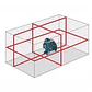 Nivel laser de planos GLL 3-80 Una linea horizontal y 2 lineas verticales con proyeccion en 360 - Miniatura 2