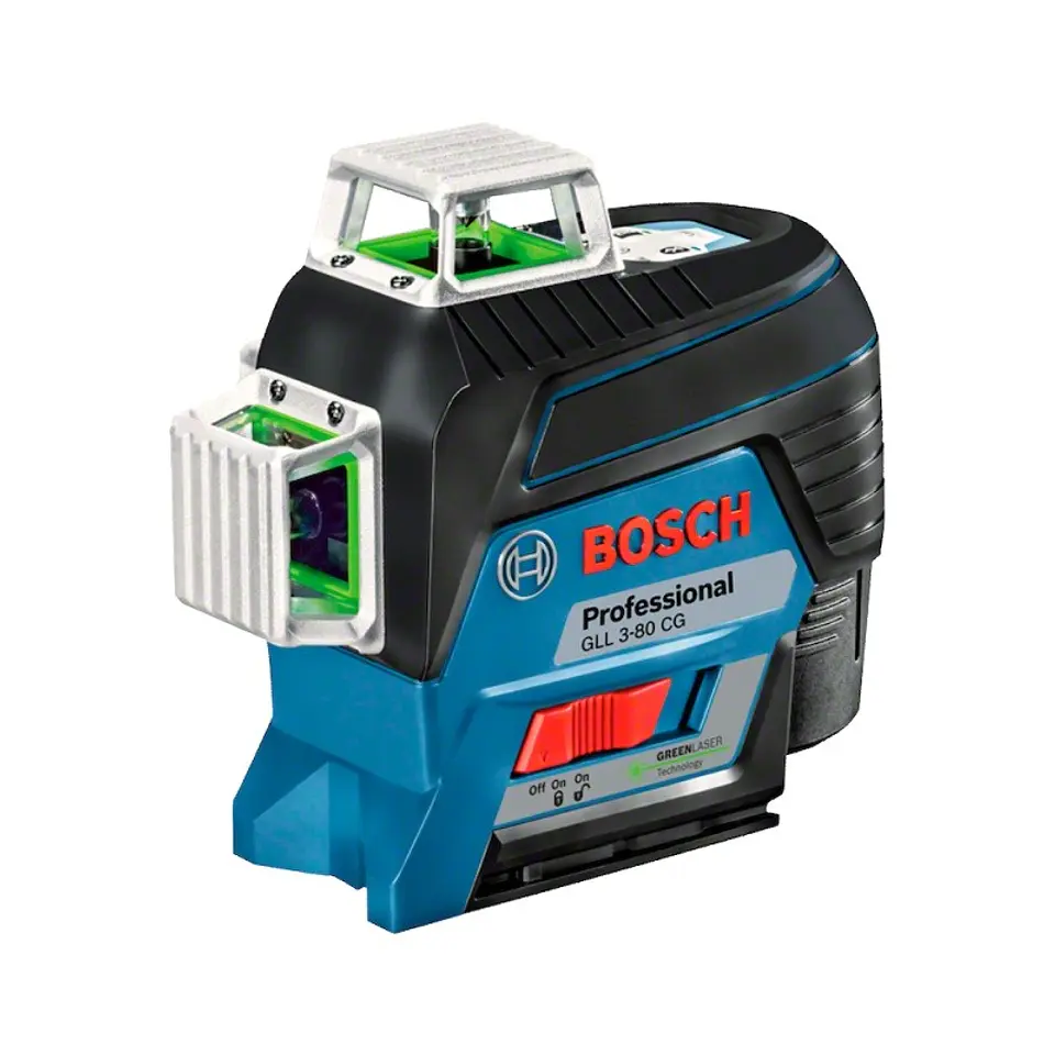 Nivel Láser 360 de 3 Líneas Verde GLL 3-80 CG + Receptor LR 7 Bosch 1