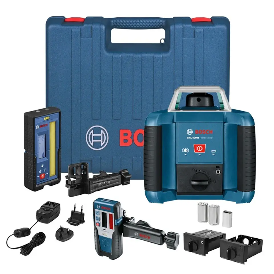 Nivel Láser Rotativo GRL 400 H + Receptor LR 45 Bosch 2