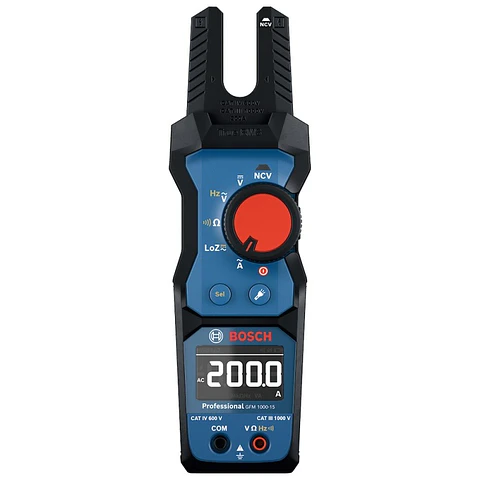 Amperímetro de Horquilla 1000V Bosch GFM 1000-15