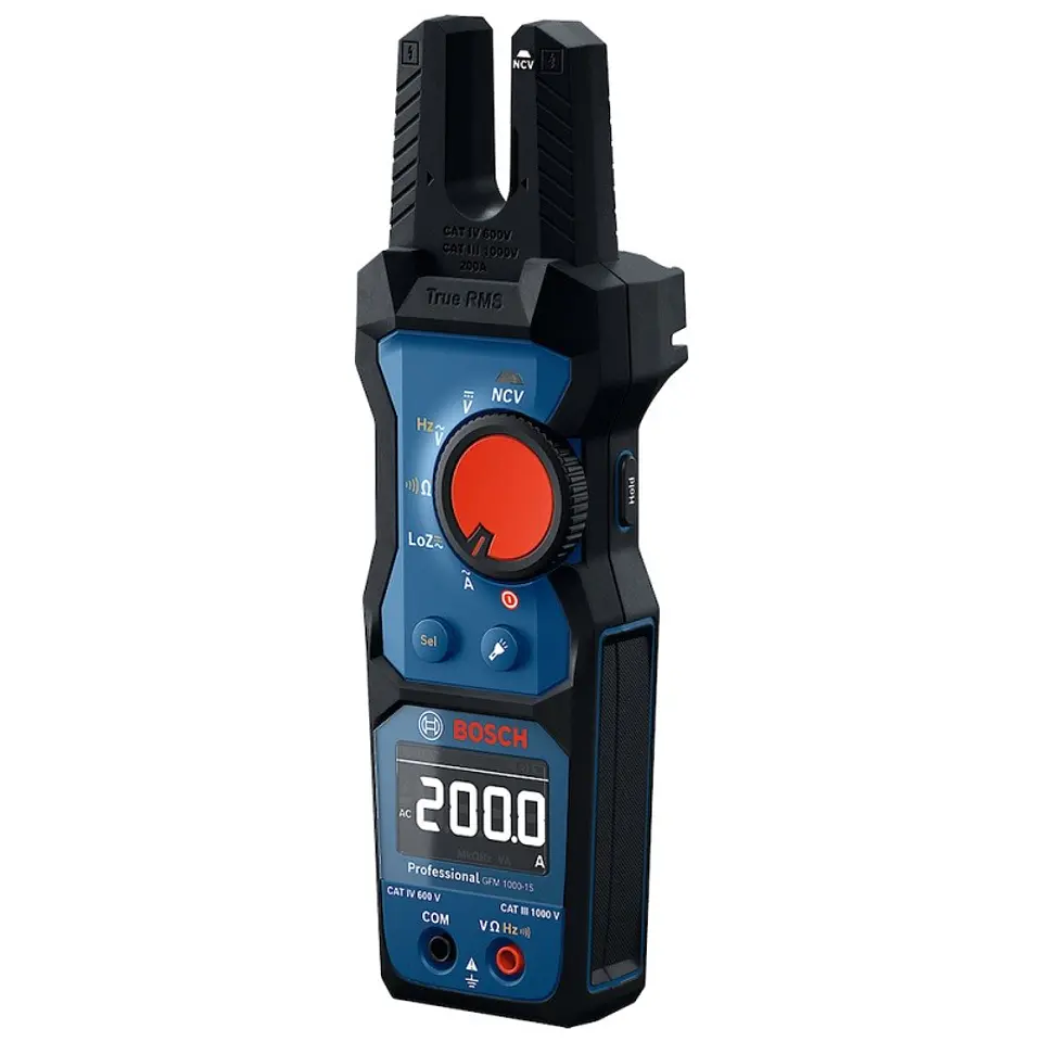  Amperímetro de Horquilla 1000V Bosch GFM 1000-15 2