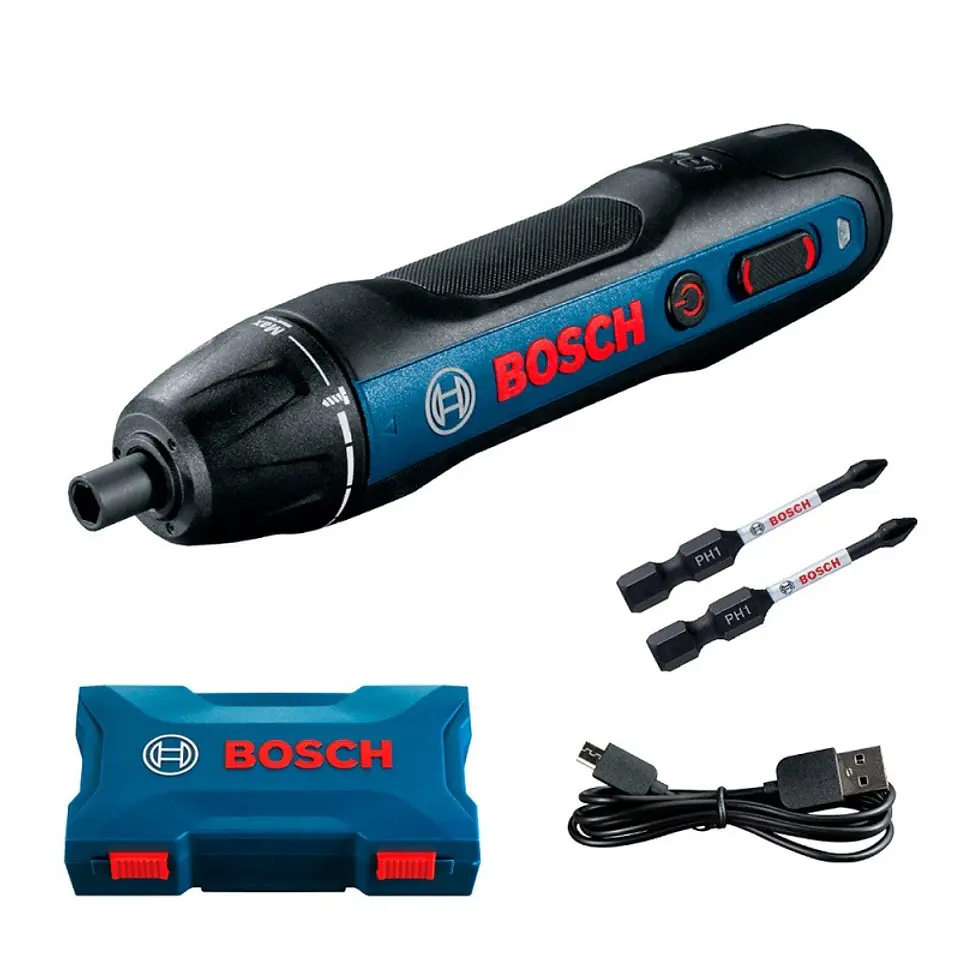Atornillador 3,6 V Bosch Go3 5Nm 360rpm 1 punta + Estuche 3