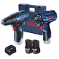 Atornillador de Impacto Kit combinado: GSR 120-LI + GDR 120-LI + 2 GBA 12V 2.0Ah + GAL 12V-20 en maletín de transporte - Miniatura 3