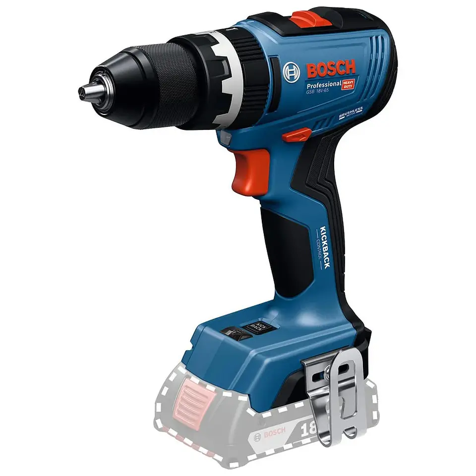 Combo bosch GSB 18v-65 + GWS 18v-8 brushless 18v + maleta 2