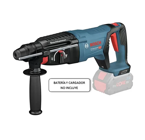 Rotomartillo Sds-Plus 18V Brushless 2.5J Baretool Bosch GBH 18V-26 D