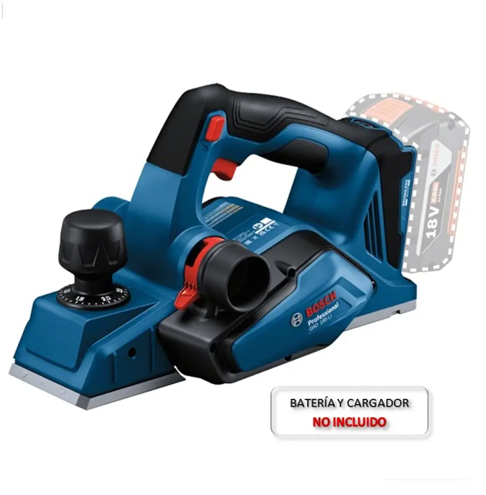 Cepillo 82 mm 18V Brushless Baretool Bosch GHO 185 LI 1