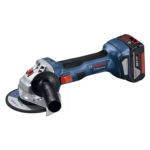 Amoladora Angular 5" 18V Brushless Inc 2 Bat y Carg Bosch GWS 180-LI