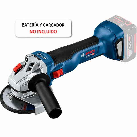 Amoladora Angular 5" 18V Brushless Baretool Bosch GWS 18V-10