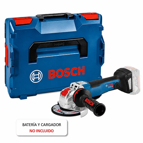 Amoladora Angular 5" X-Lock 18V Brushless Baretool Bosch GWX 18V-10 PC