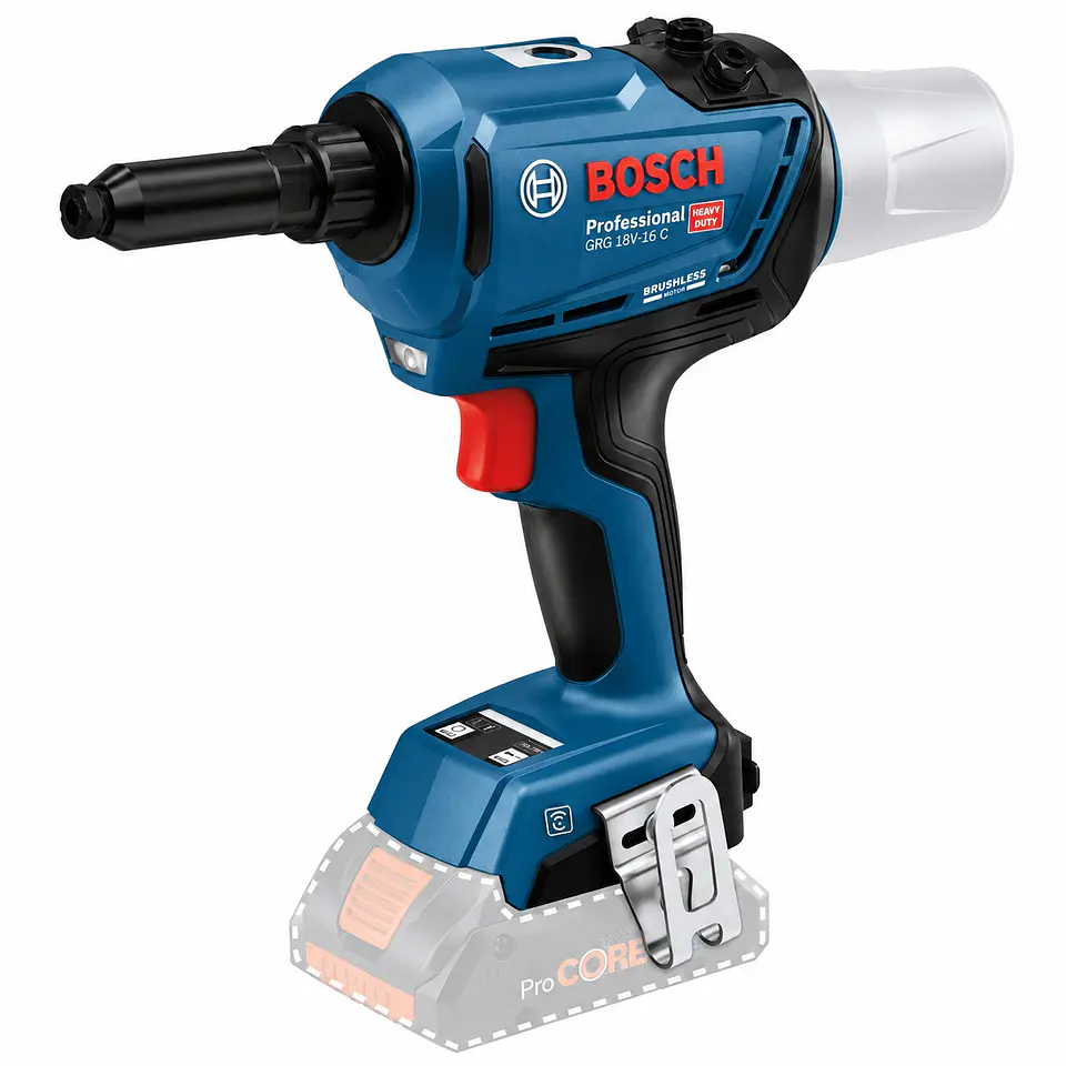 Remachadora 18V 16.000 N 3-6,4 mm (Sin Baterias / Sin Cargador) C.C. Bosch GRG 18V-16 C 1