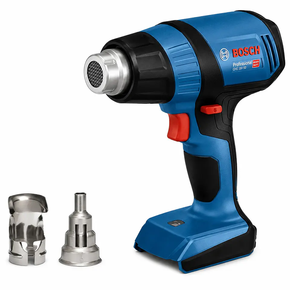 Pistola de Calor 18V 500 °C Baretool Bosch GHG 18V-50 1