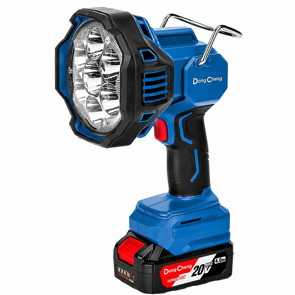 LINTERNA LED PORTÁTIL 20V 4Ah DONG CHENG (DCWL2001BDM) 1